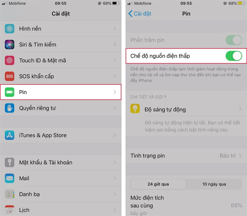Biểu tượng pin vàng iPhone là gì (hình 4)