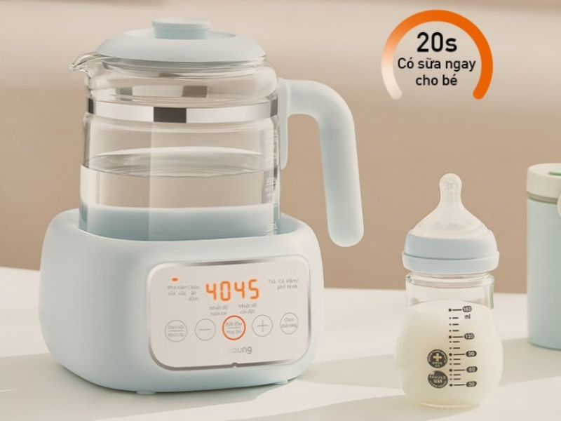 Bình đun nước pha sữa Joyoung 1.2 lít JBM-530 - hình 3
