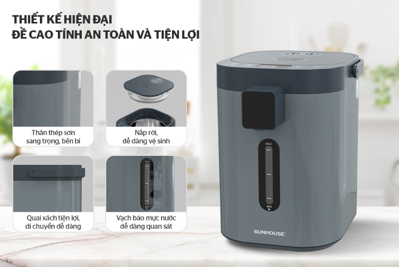 Bình thủy điện Sunhouse 3.2 lít SHD1440 - hình 2