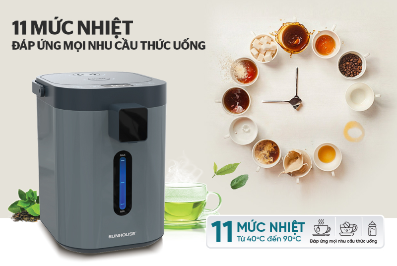 Bình thủy điện Sunhouse 3.2 lít SHD1440 - hình 4