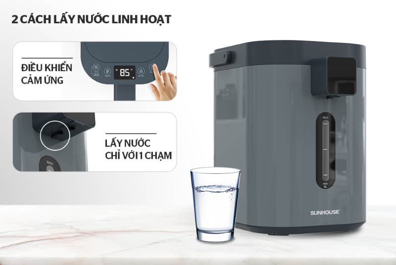 Bình thủy điện Sunhouse 3.2 lít SHD1440 - hình 6