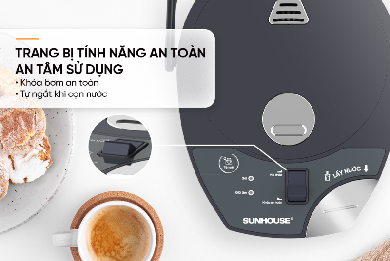 Bình thủy điện Sunhouse 3.2 lít SHD1536 - hình 5