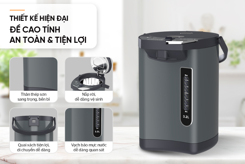 Bình thủy điện Sunhouse 3.2 lít SHD1536 - hình 2