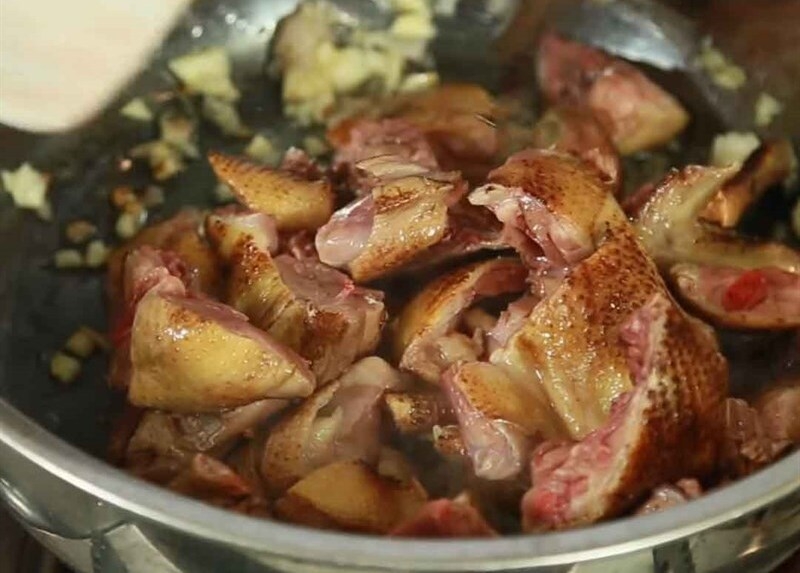 bồ câu hầm bí đỏ 5