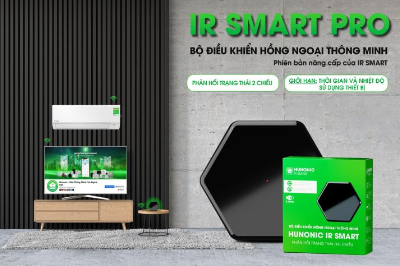 Bộ điều khiển hồng ngoại Hunonic Smart Home- IR Smart Pro (hình 3)