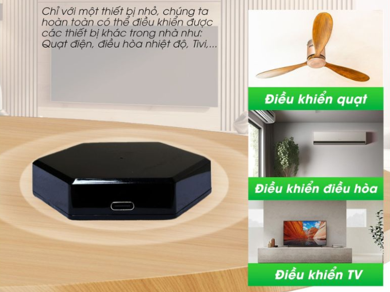 Bộ điều khiển hồng ngoại Hunonic Smart Home- IR Smart Pro (hình 4)