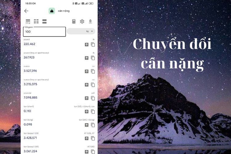 bộ đổi đơn vị 4