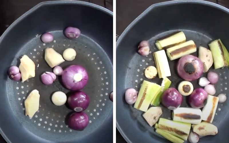 Xào sơ qua các nguyên liệu