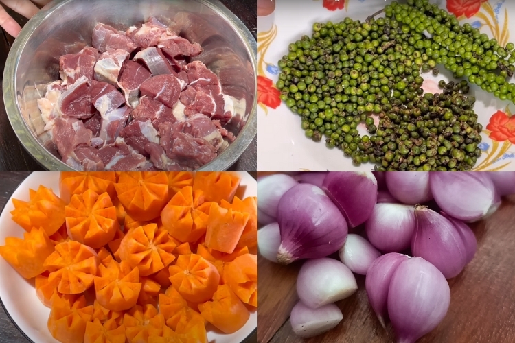 bò hầm tiêu xanh 1