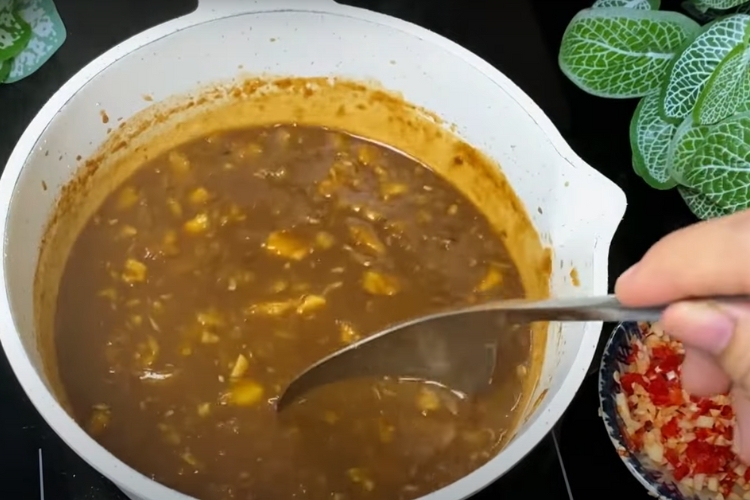 Bước 2: Nấu mắm nêm