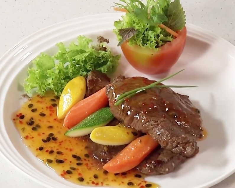 Bò sốt chanh dây (ảnh 8)