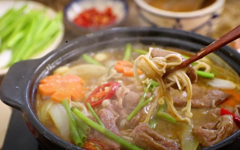 Bò sốt me đậu phộng 4