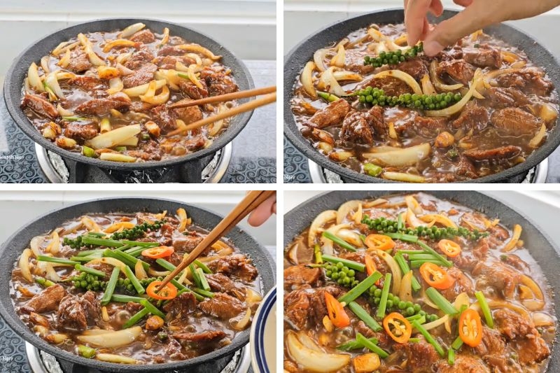 Bò sốt tiêu xanh ảnh 7