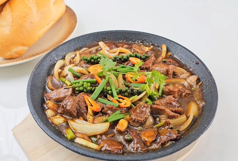 Bò sốt tiêu xanh ảnh 8