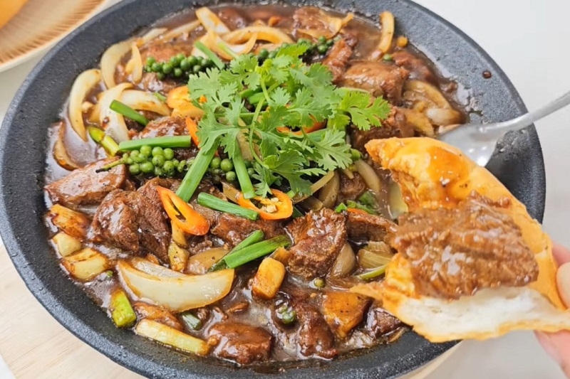 Bò sốt tiêu xanh ảnh 9