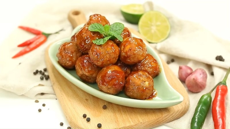 bò viên nướng sốt cà 1