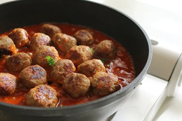 bò viên nướng sốt cà 6