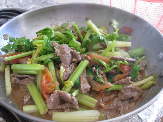 xao thit bo