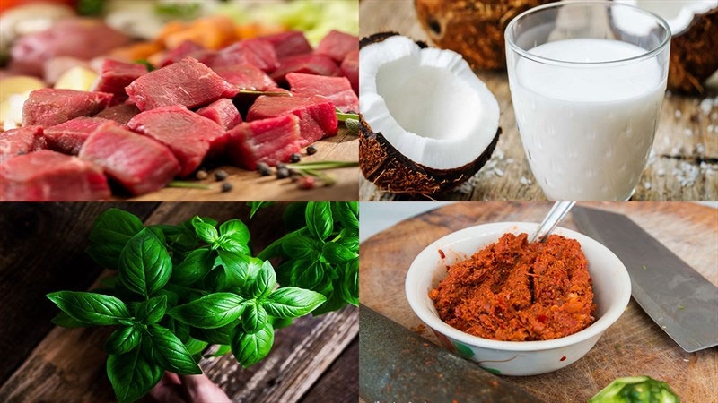 Bò xào lăn nước cốt dừa hình 1