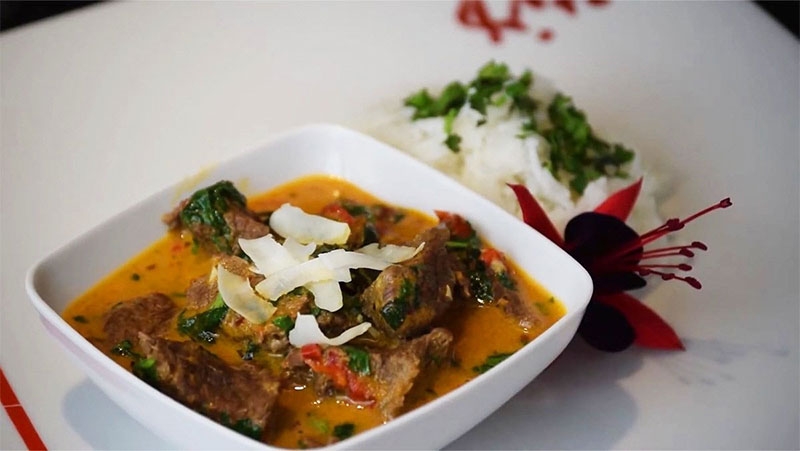 Bò xào lăn nước cốt dừa hình 5