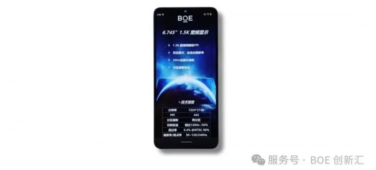 Boe công bố màn hình IPS LCD mới ấn tượng cho smartphone