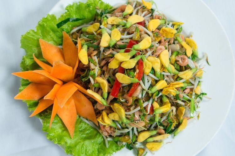 bông điên điển nấu gì ngon