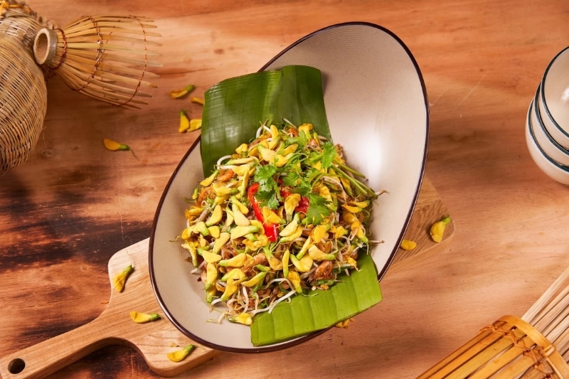 Bông điên điển xào tép 3