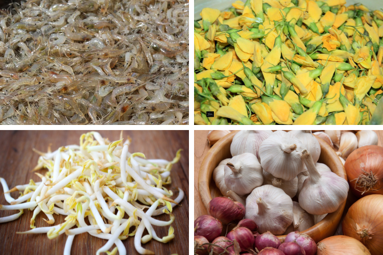 bông điên điển xào tép hình 2