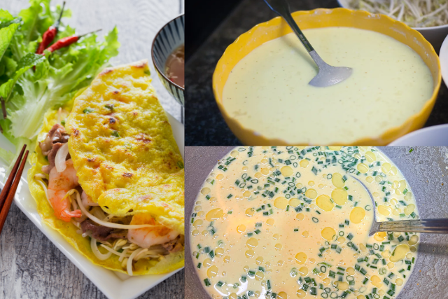 Bột bánh xèo: Học ngay cách làm bánh giòn, thơm hấp dẫn, ai ăn cũng nhớ mãi