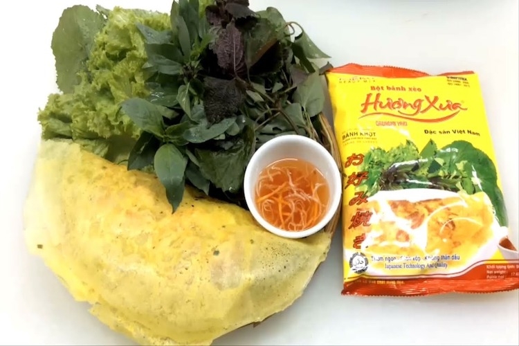 Bột bánh xèo Hương Xưa: Bí quyết làm nên chiếc bánh xèo vàng giòn, thơm ngon chuẩn vị Việt