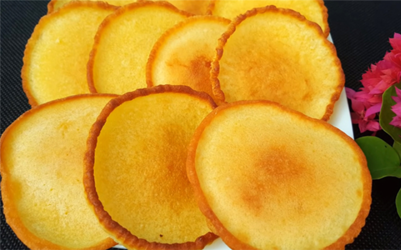 Hoàn thành bánh mì rán ngọt