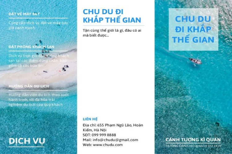 brochure du lịch 2