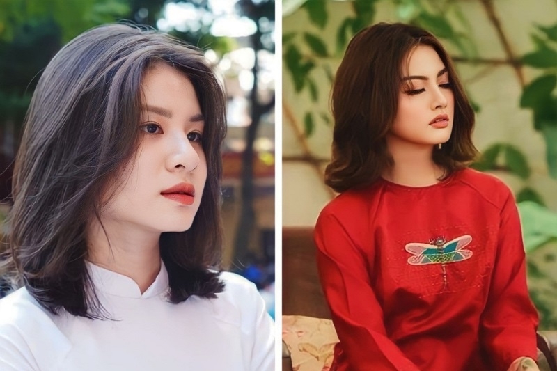 Búi tóc mặc áo dài ảnh 11