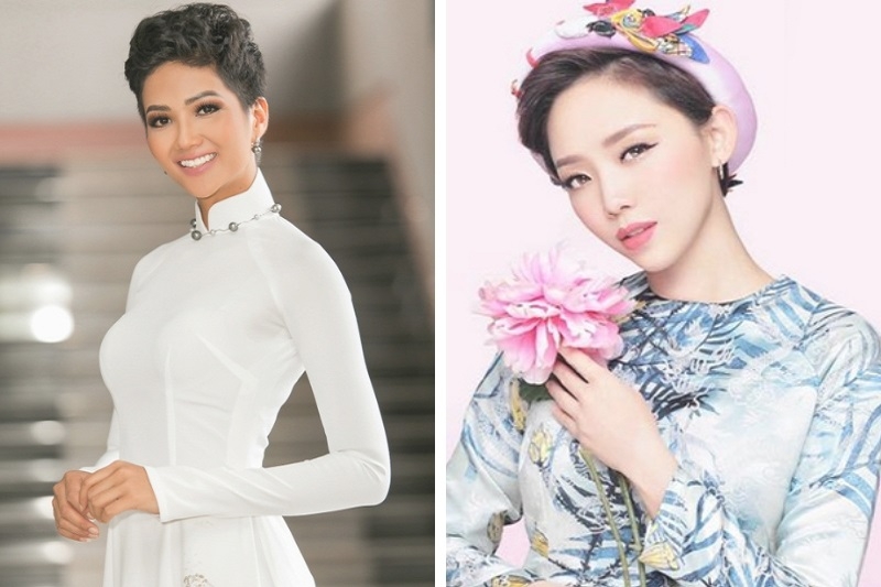 Búi tóc mặc áo dài ảnh 14