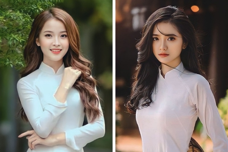 Búi tóc mặc áo dài ảnh 6
