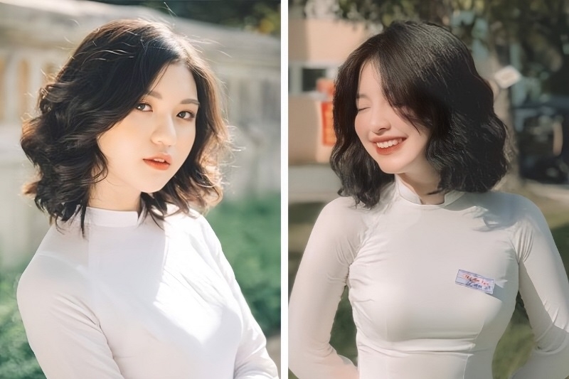 Búi tóc mặc áo dài ảnh 8