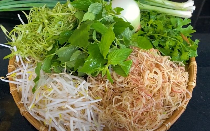 Sơ chế các loại rau ăn kèm