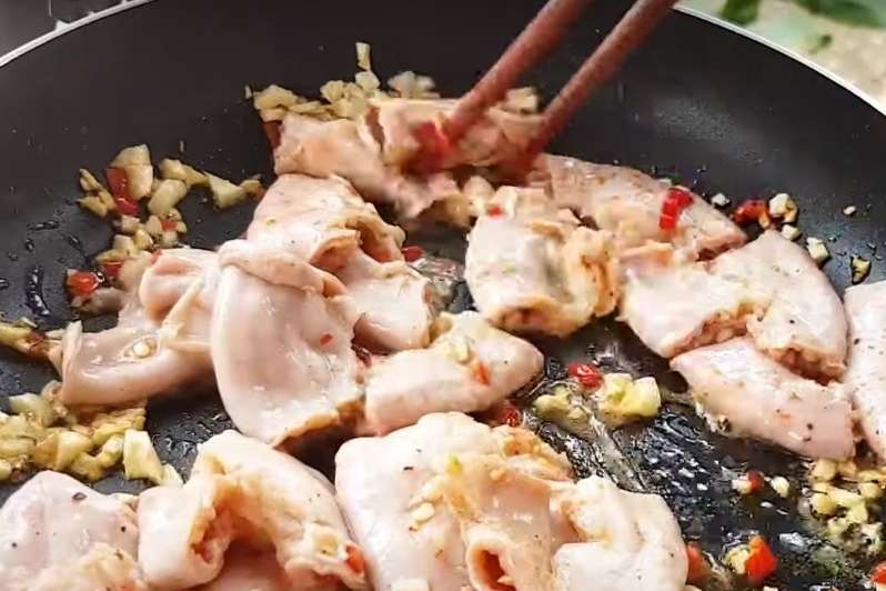 bún gạo xào lòng heo ảnh 5