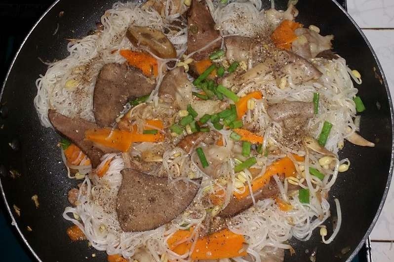 bún gạo xào lòng heo ảnh 8