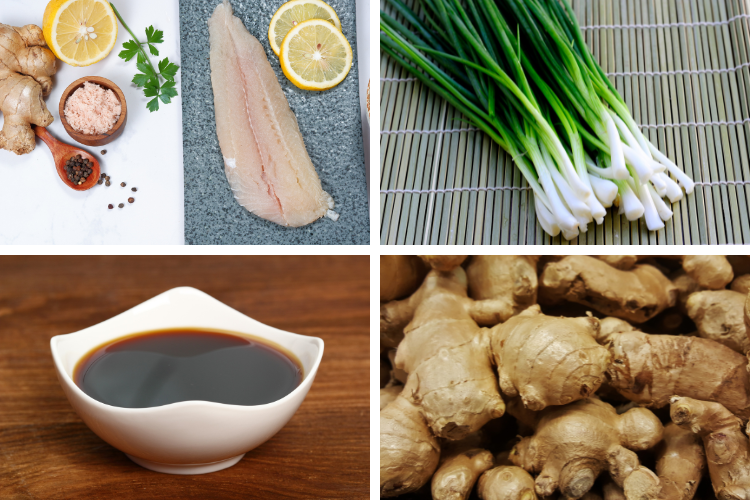 Cá basa hấp xì dầu hình 2