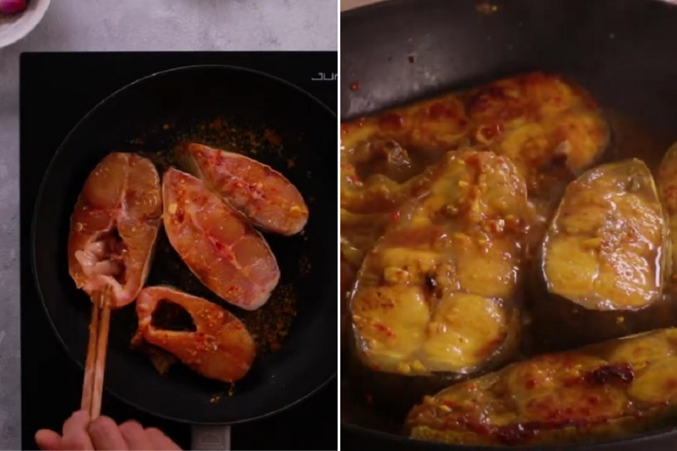 cá basa kho nghệ 5