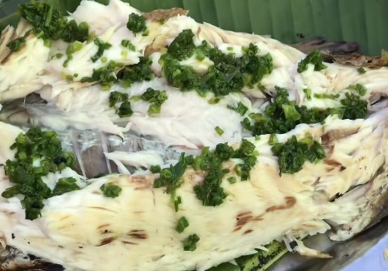 Cá chẽm nướng 8