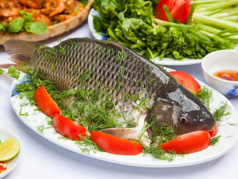 cá chép giòn xào lăn 2