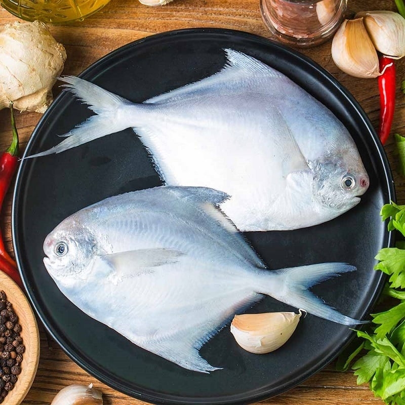 cá chim chiên mắm tỏi