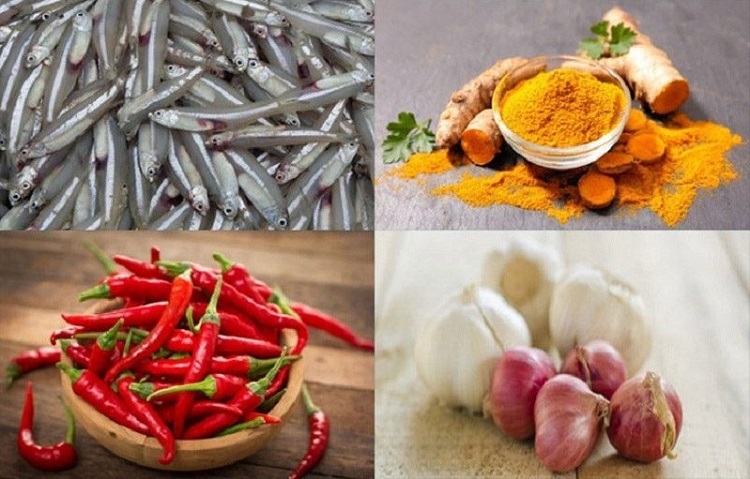 Cá cơm kho nghệ (Hình 1)