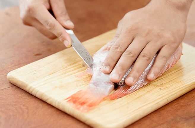 cá diêu hồng hấp gừng hành 3