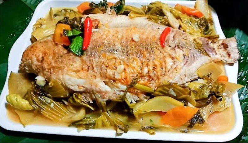 cá diêu hồng om dưa (hình 12)