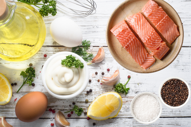 Cá hồi sốt mayonnaise (ảnh 2)