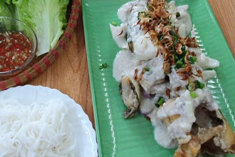 Cá lóc hấp nước cốt dừa hình 6