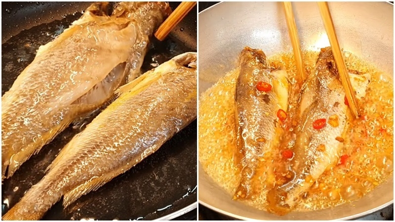 khô cá lù đù chiên giấm đường 5